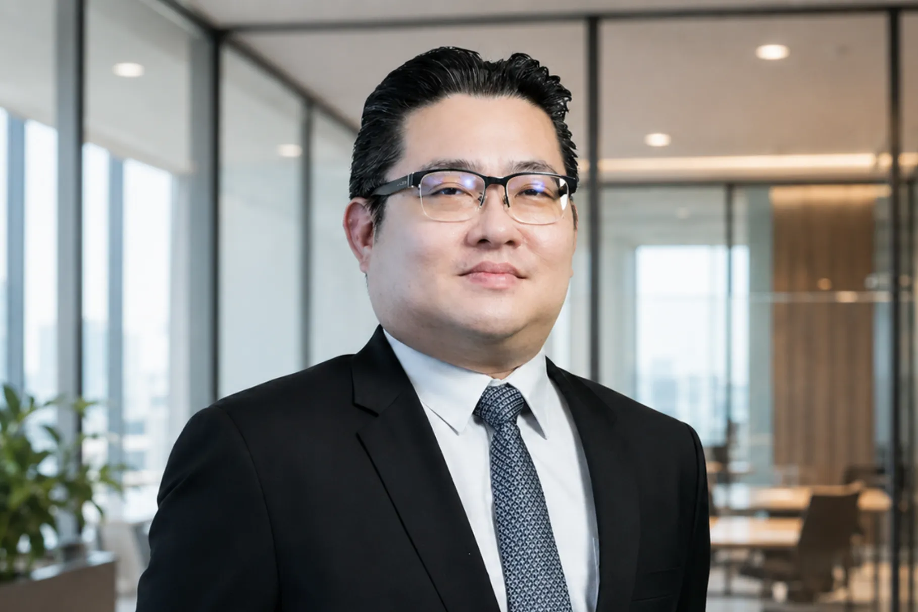 Fu Wang portrait photo in office